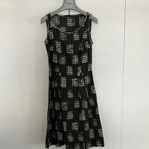 Prada Green Plaid Checkered Dress